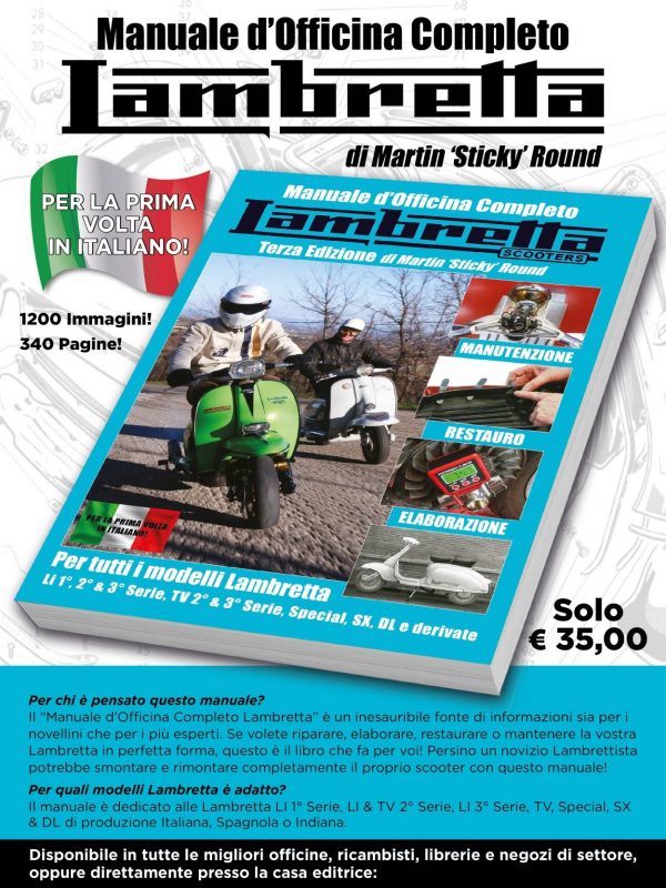 Manuale di Officina Completo Lambretta Martin Sticky Round