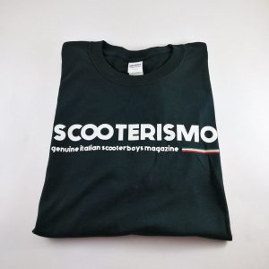 T-shirt nera scooterismo