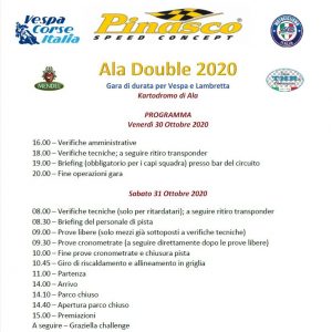 Programma Ufficiale Ala Double 2020!